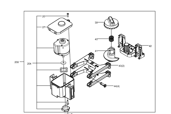 Positex-landxcape-Schneidemotor-Set-50040405