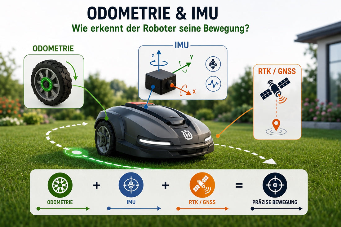 Odometrie und IMU bei Mährobotern